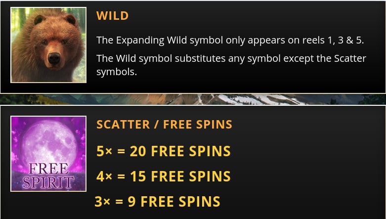 Spirit of the Wild Slot Game Wild